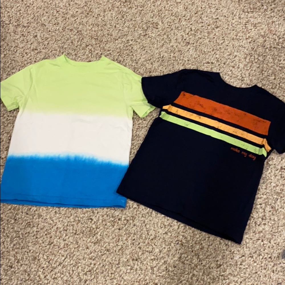 Two Gymboree short sleeve tops size 5/6